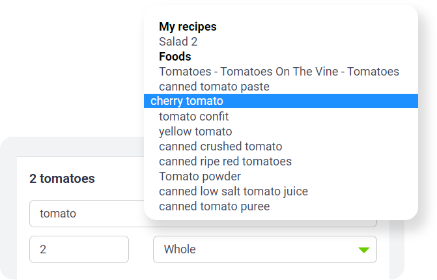 Edamam - Food Database API, Nutrition API and Recipe API